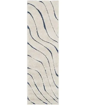 Safavieh Florida Shag SG472 2'3" x 7' Runner Area Rug