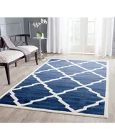 Safavieh Amherst AMT421 Navy and Beige 5' x 8' Area Rug