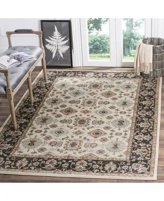 Safavieh Lyndhurst LNH332 Cream and Navy 5'3" x 7'6" Area Rug