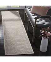 Safavieh Brentwood BNT863 Cream and Grey 2' x 8' Runner Area Rug