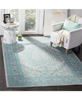 Safavieh Adirondack 108 Light Gray and Teal 5'1" x 7'6" Area Rug