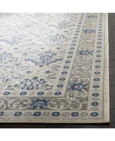 Safavieh Brentwood BNT870 Light Gray and Blue 5'3" x 7'6" Area Rug