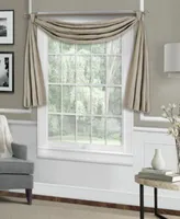 Elrene Leila Matelasse Blackout Curtain Panel Window Valance Collection