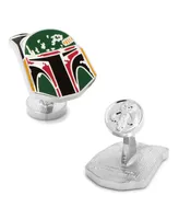 Boba Fett Distressed Helmet Cufflinks