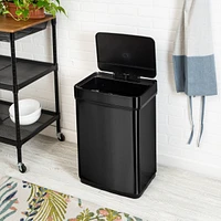 Honey Can Do 50L Stainless Steel Trash Can with Motion Sensor