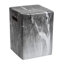 Avila Marble Garden Stool