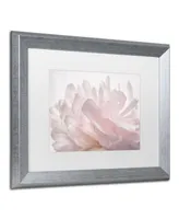 Cora Niele 'Pink Peony Petals V' Matted Framed Art - 20" x 16" x 0.5"