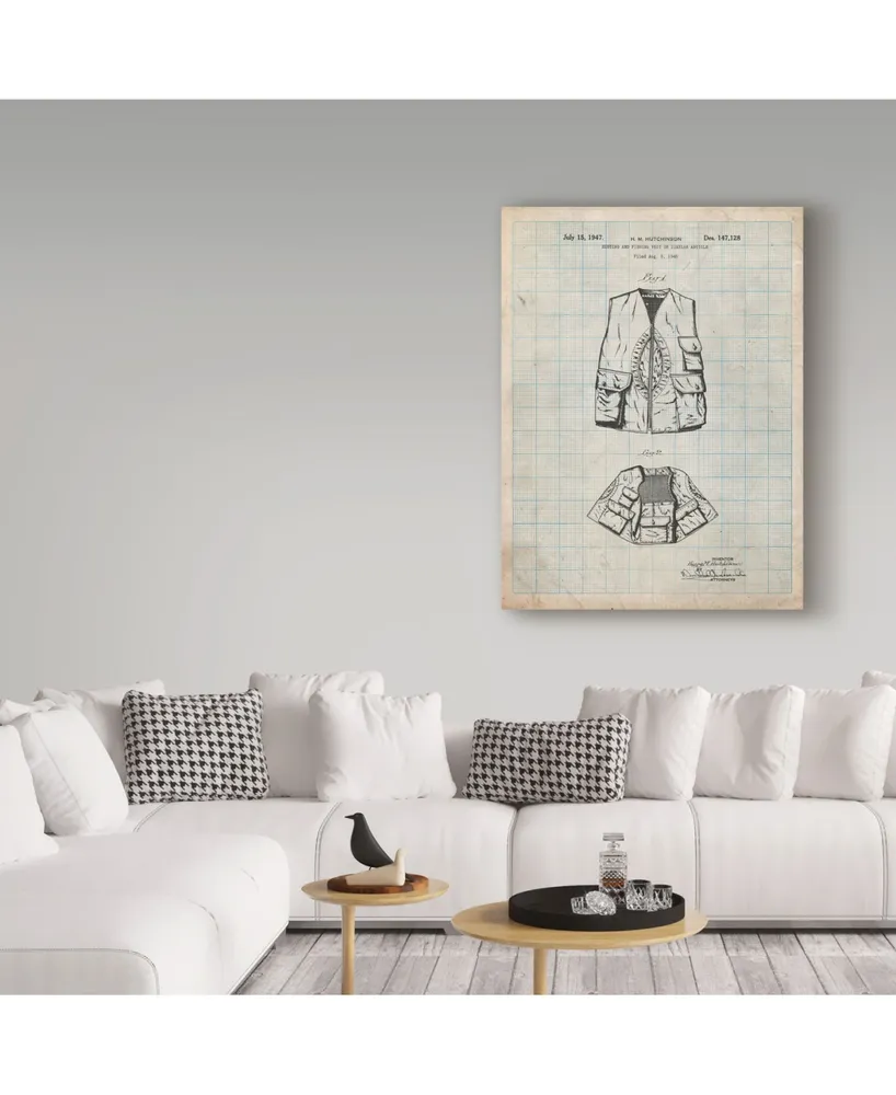 Cole Borders 'Hunting And Fishing Vest' Canvas Art - 47" x 35" x 2"