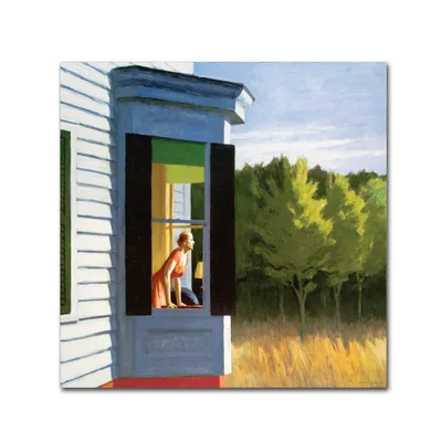 Edward Hopper 'Cape Cod Morning' Canvas Art