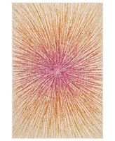 Safavieh Evoke EVK228 Fuchsia and Cream 5'1" x 7'6" Area Rug