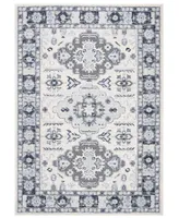 Safavieh Harbor HBR144 Blue and Creme 5'3" x 7'6" Sisal Weave Area Rug