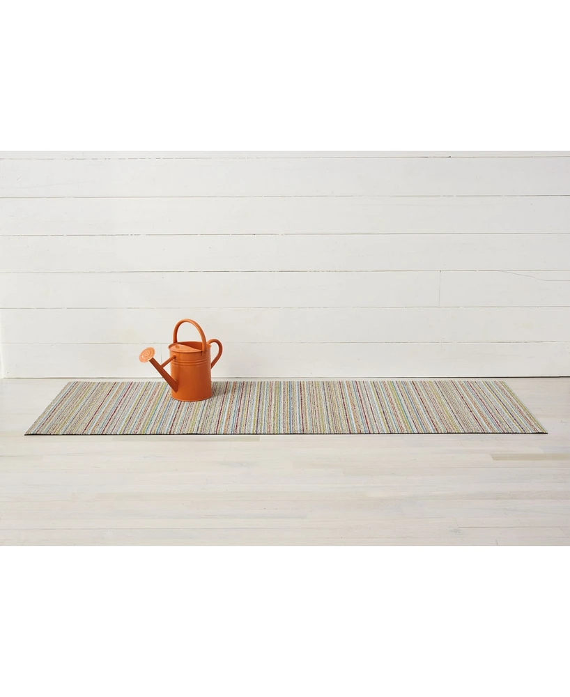 Chilewich Skinny Stripe Shag Rug - 24" x 72"