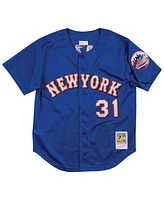 Mitchell & Ness Men's Mike Piazza New York Mets Authentic Mesh Batting Practice V-Neck Jersey