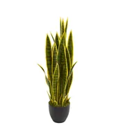 Nearly Natural 33" Sansevieria Artificial Plant