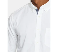 Nautica Men's Classic-Fit Stretch Solid Oxford Button-Down Shirt