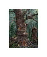 Jeff Tift 'Gnomes Sweet Home' Canvas Art - 24" x 18" x 2"
