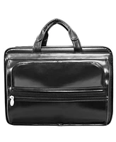 Mcklein Elston Checkpoint-Friendly Double Compartment Laptop Briefcase