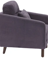 Elle Decor 24" Mid-Century Modern Chloe Armchair