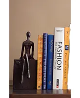 Danya B. Bookend Set with Man and Woman Sitting on a Block