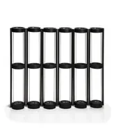 Danya B. Six-Tube Hinged Vases on Rings Stands