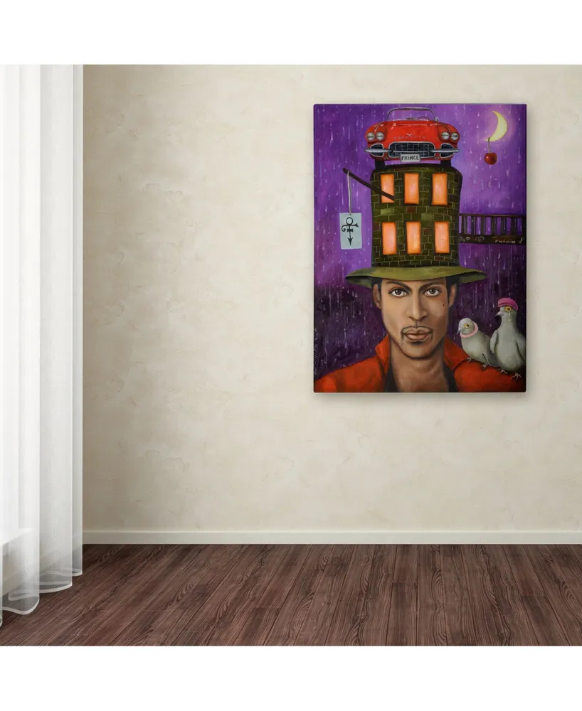 Leah Saulnier 'Prince' Canvas Art - 24" x 18" x 2"
