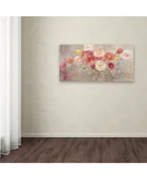 Li Bo 'Wild Poppies I' Canvas Art - 47" x 24" x 2"