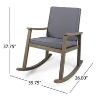 Candel Outdoor Rocking Chair