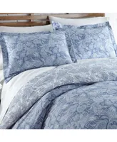 Southshore Fine Linens Perfect Paisley 3-Piece Comforter and Sham Set