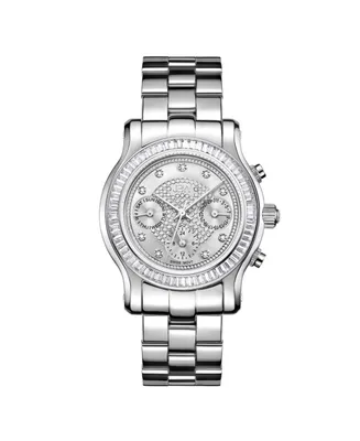 Jbw Women's Laurel Diamond (1/10 ct.t.w.) Stainless Steel Watch