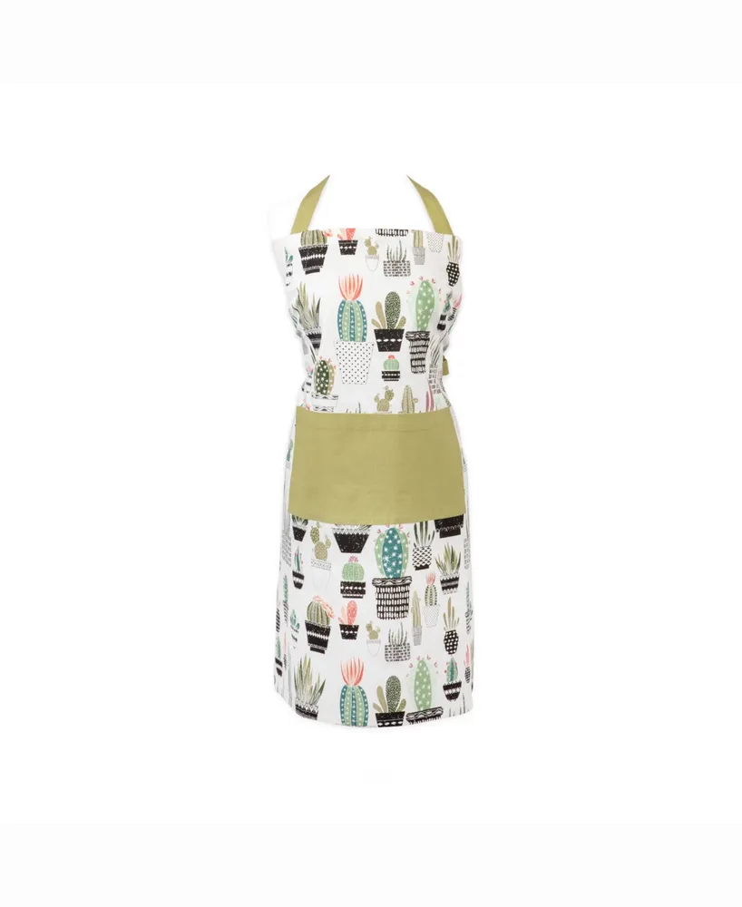 Urban Oasis Cactus Print Chef Apron