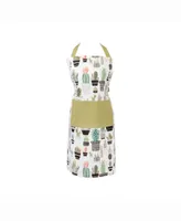 Urban Oasis Cactus Print Chef Apron