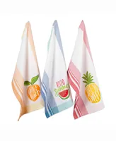 Asset Hello Summer Print Dishtowel Set of 3