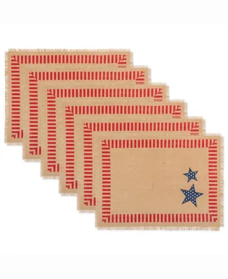 4Th of July Jute Placemat Set of 6