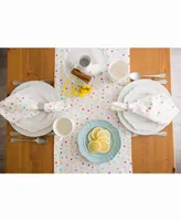 Multi Polka Dots Print Table Runner 14" X 108"