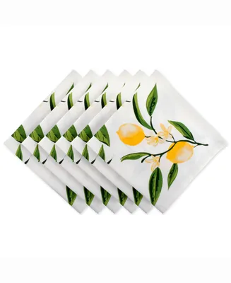 Lemon Bliss Print Napkin Set of 6