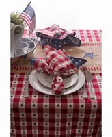 Star Check Napkin Set of 6