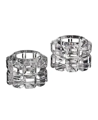 Godinger Diamante Voltive Holder - Set of 2