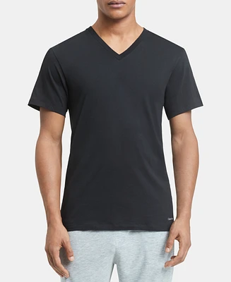 Calvin Klein Men's 5-Pack Cotton Classics V-Neck Undershirts, Created for Macy's