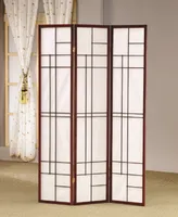 Rye 3-Panel Folding Floor Screen