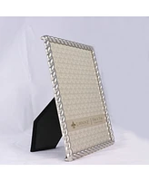 Lawrence Frames 710057 Silver Metal Rope Picture Frame - 5" x 7"