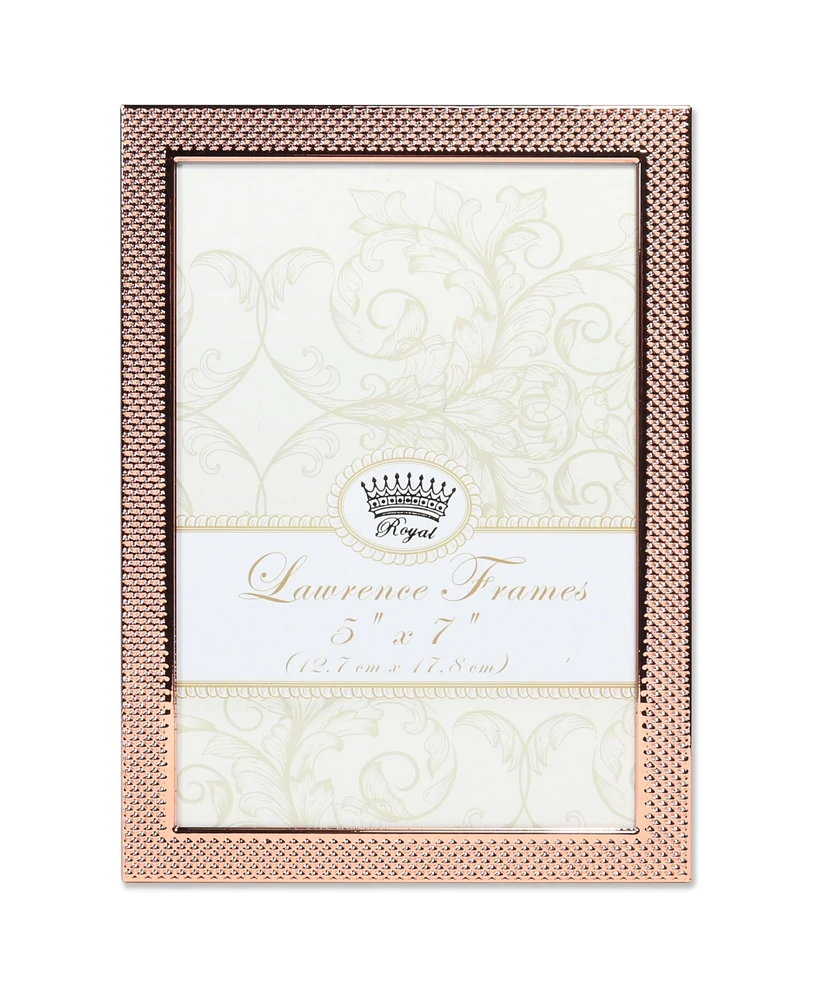 Lawrence Frames Fawn Pin Dot Pattern Copper Picture Frame - 5" x 7"