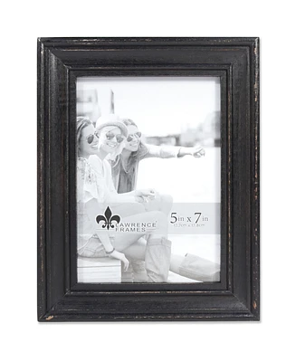 Lawrence Frames Durham Weathered Black Wood Picture Frame - 5" x 7"