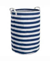 Laundry Hamper Stripe, Round