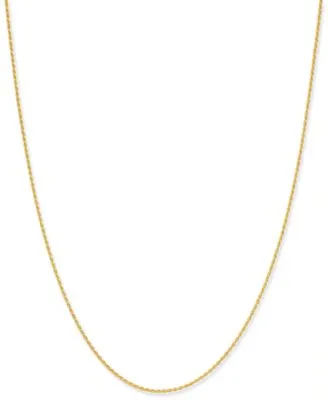 Giani Bernini Thin Rope Chain Necklace 16 24 1.5mm In 18k Gold Plate Over Sterling Silver Or Sterling Silver Created For Macys