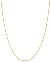 Giani Bernini Thin Rope Chain Necklace 16 24 1.5mm In 18k Gold Plate Over Sterling Silver Or Sterling Silver Created For Macys