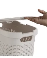 Mind Reader Slim Laundry Basket