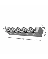 Trademark Global Shovel, Rake and Tool Holder with Hooks