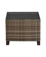 Tommy Hilfiger Oceanside Outdoor Side Table with Storage