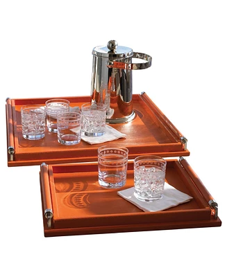 Global Views Wrapped Handle Tray