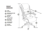 Serta Big and Tall Smart Layers Executive Office Chair